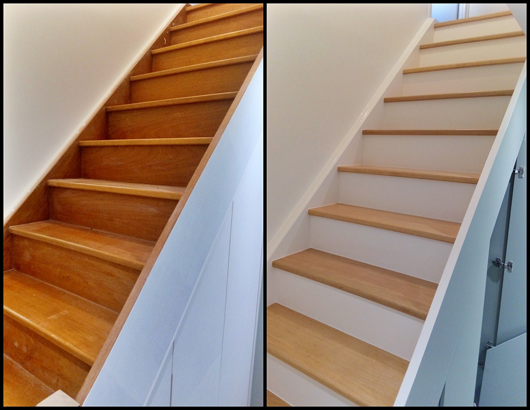 Rénovation d'un escalier en bois à Chécy | Deco Peint