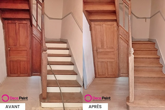 Décaper un escalier en bois par aérogommage ? Guide complet